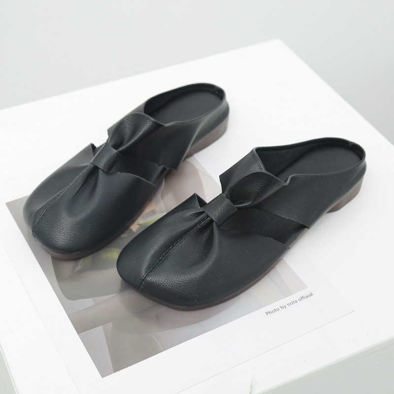 Flat Soled Casual Closed-Toe Half Slippers 7 Flat Soled Casual Closed-Toe Half Slippers - Image 7
