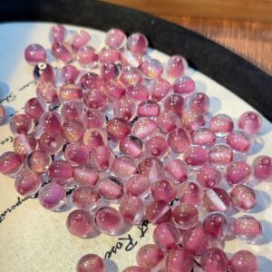 16mm Starry Sky Thin And Glittering Cat's Eye Resin Scattered Beads