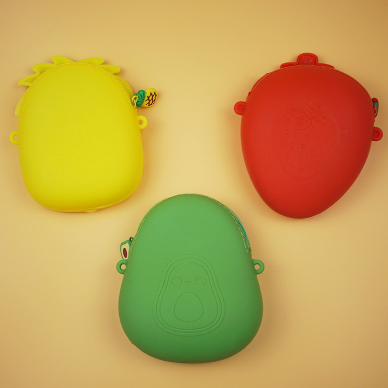 Silicone Avocado Crossbody Bag Coin Purse 3 Silicone Avocado Crossbody Bag Coin Purse - Image 3