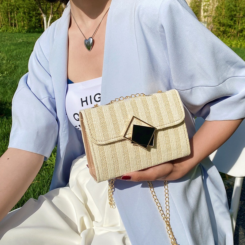 Shoulder Crossbody Bag For Women, Small Square Bag With Chain 7 Shoulder Crossbody Bag For Women, Small Square Bag With Chain - Image 7