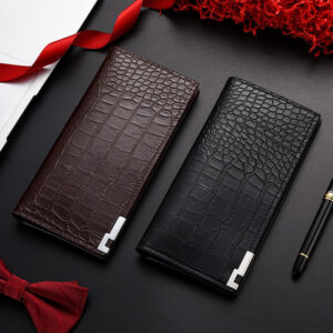 Men's Long Zipper Card Holder And Wallet 2-in-1