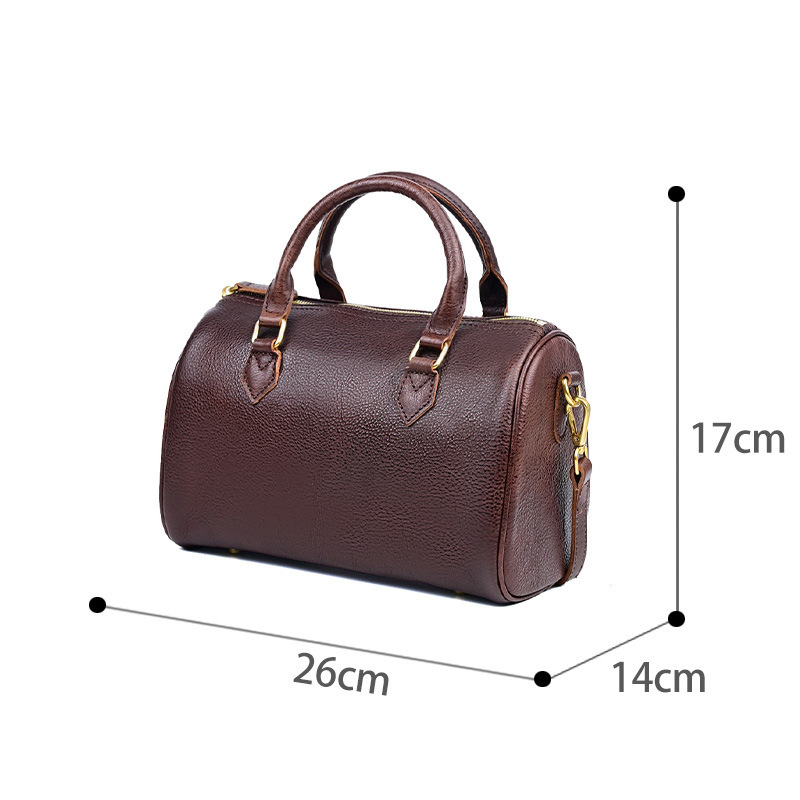 Leather Classic Retro Large Capacity Crossbody Bag 5 Leather Classic Retro Large Capacity Crossbody Bag - Image 5