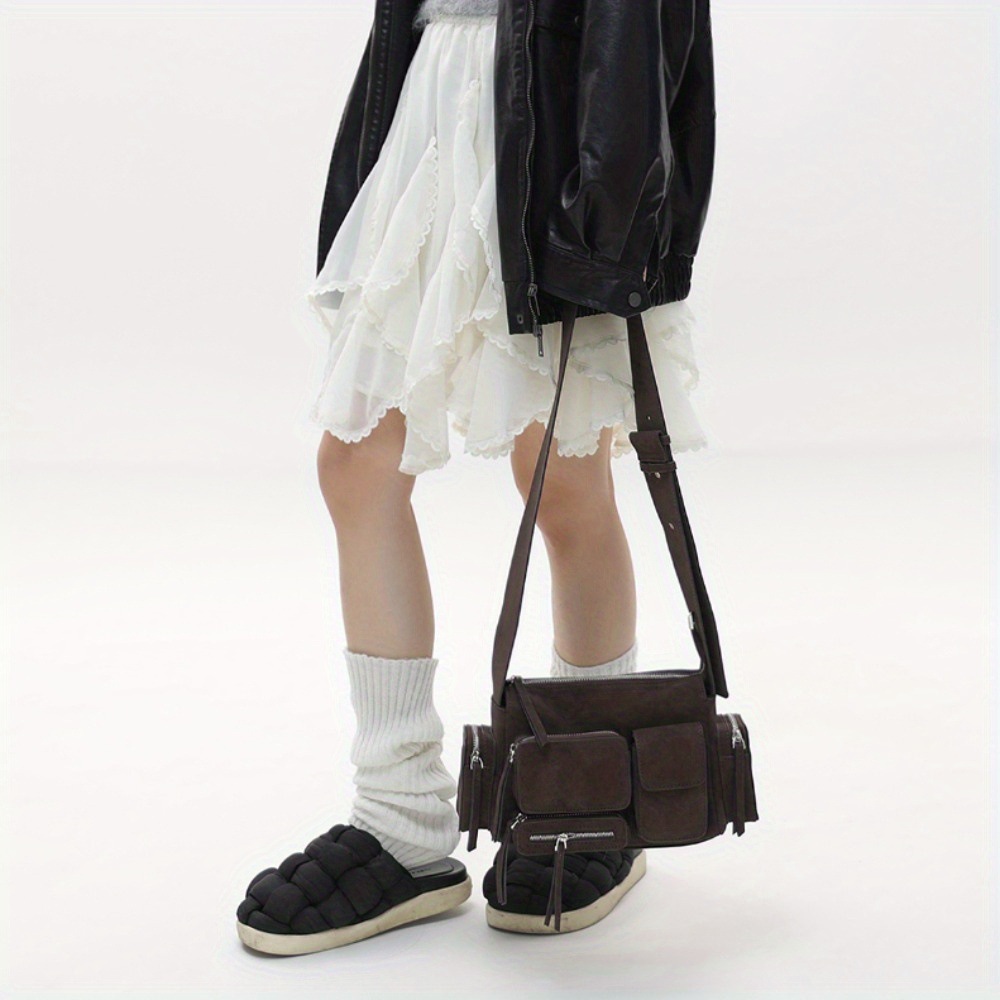 Women's Multi-Pocket Shoulder Crossbody Bag 5 Women's Multi-Pocket Shoulder Crossbody Bag - Image 5