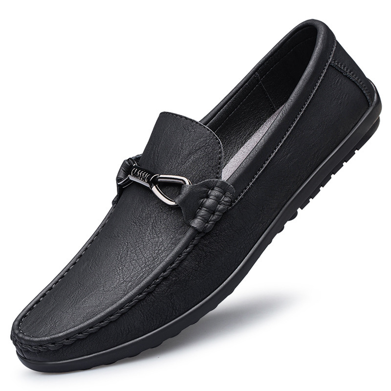 Men's Flat Leather Fashion Casual Shoes 3 Men's Flat Leather Fashion Casual Shoes - Image 3
