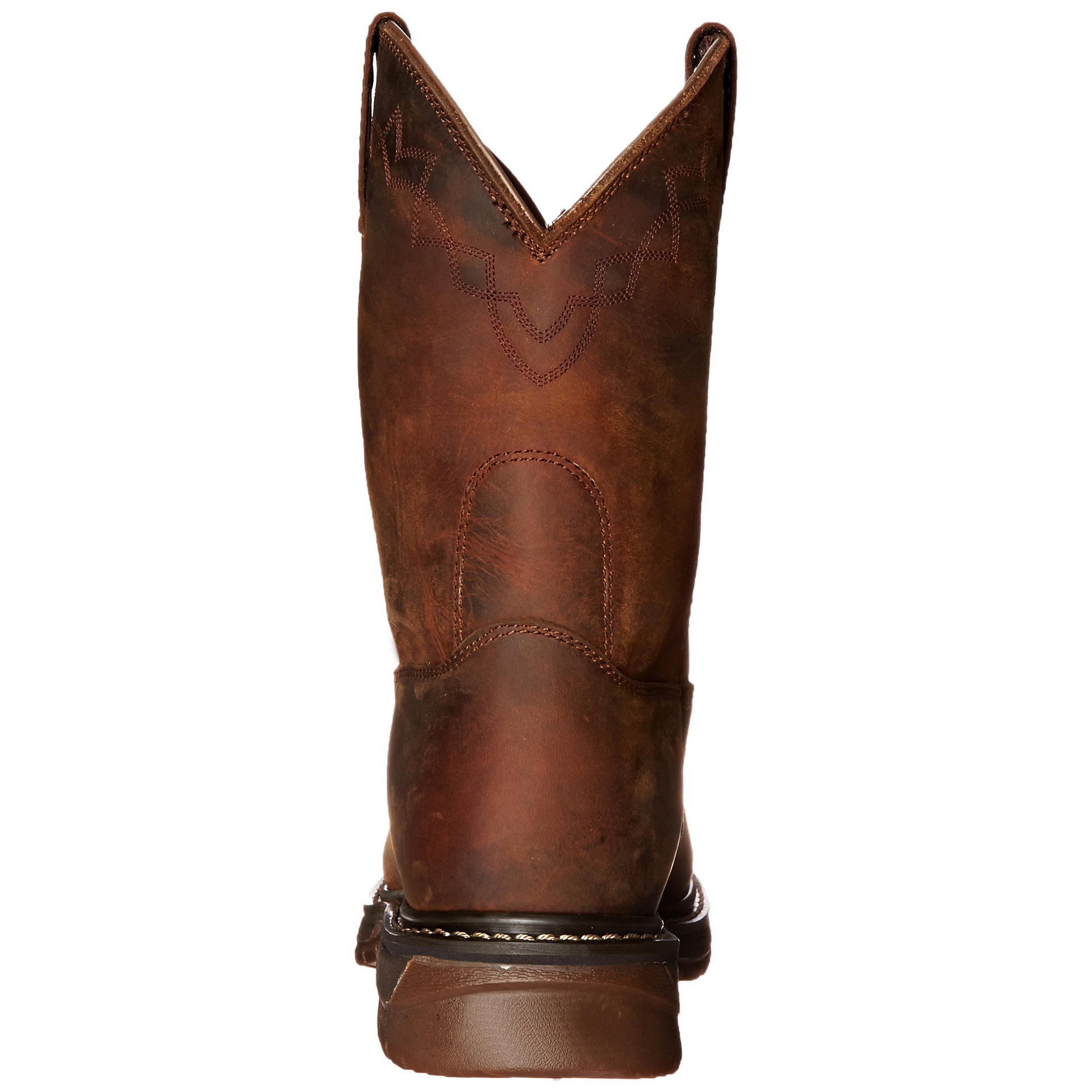 Men's Motorcycle Boots With Round Toes, Square Heels, Elastic Cuffs 5 Men's Motorcycle Boots With Round Toes, Square Heels, Elastic Cuffs - Image 5