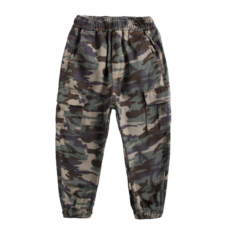 Children's Sports Military Camouflage Casual Trousers 4 Children's Sports Military Camouflage Casual Trousers - Image 4
