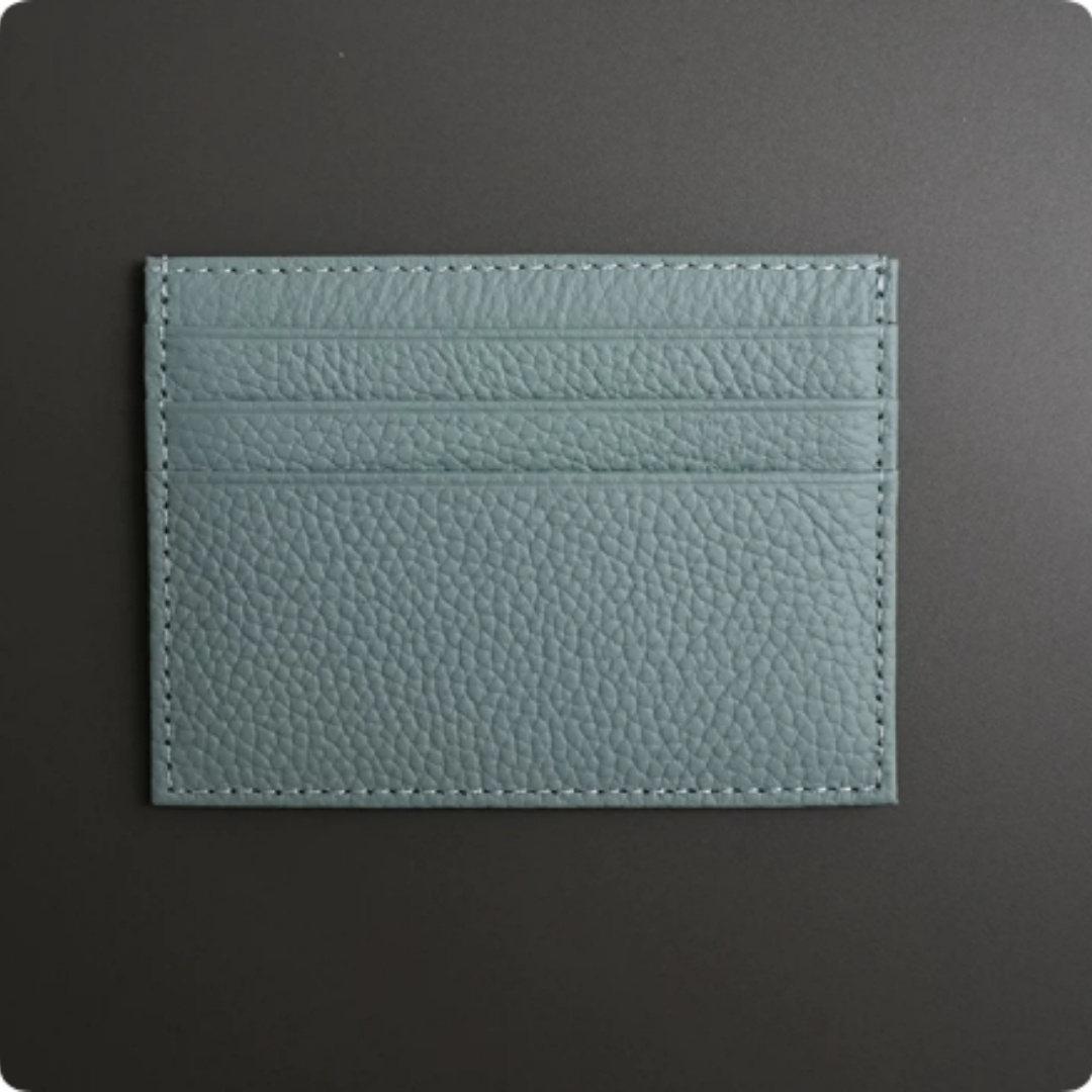 Simple, and Exquisite One-piece Card Holder Made Of Top-grain Cowhide. 7 Simple, and Exquisite One-piece Card Holder Made Of Top-grain Cowhide. - Image 7