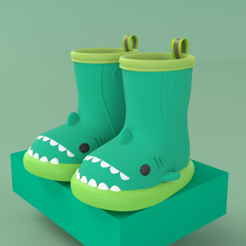 Waterproof Baby Shoes Rubber Rain Boots 4 Waterproof Baby Shoes Rubber Rain Boots - Image 4