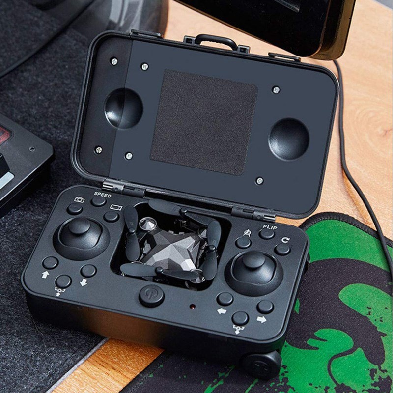 Storage Box Folding Mini UAV Aerial Photography Remote Control Four Axis Children's Toys Drone 10 Storage Box Folding Mini UAV Aerial Photography Remote Control Four Axis Children's Toys Drone - Image 10