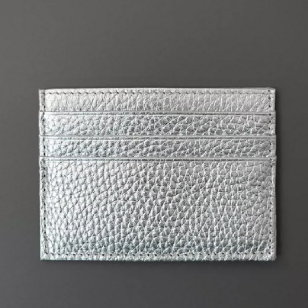 Simple, and Exquisite One-piece Card Holder Made Of Top-grain Cowhide. 3 Simple, and Exquisite One-piece Card Holder Made Of Top-grain Cowhide. - Image 3