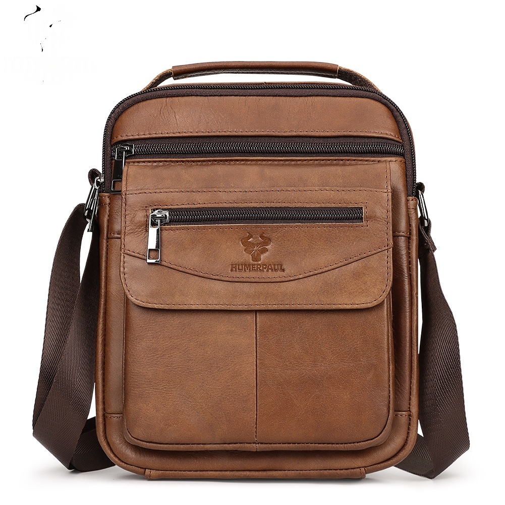 Casual Cross-border Men's Backpack Made From Full-grain Cowhide Leather 7 Casual Cross-border Men's Backpack Made From Full-grain Cowhide Leather - Image 7