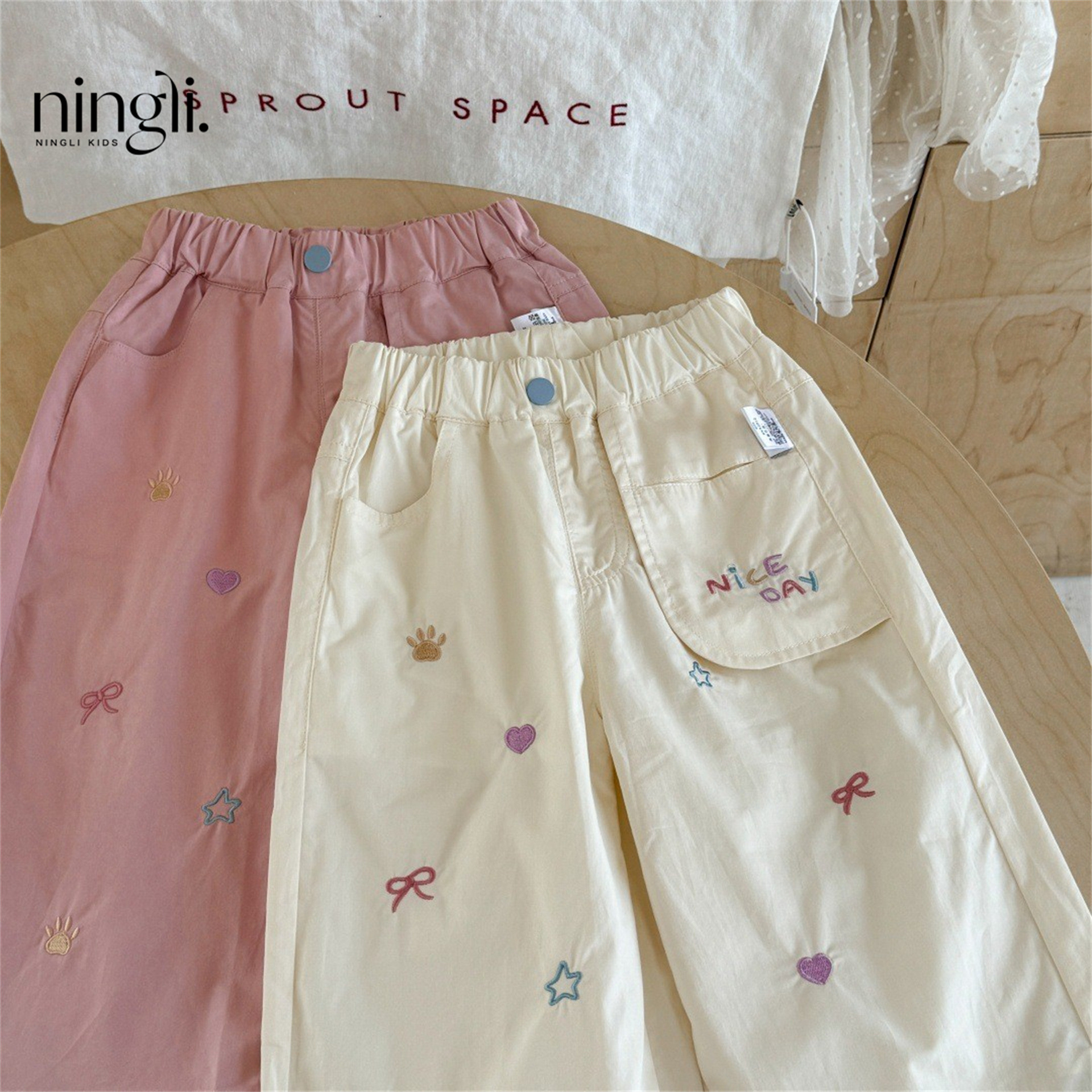 Girls' Straight-leg Pants 3 Girls' Straight-leg Pants - Image 3