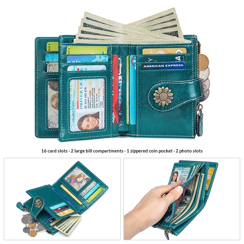 Anti-theft Card Holder Multi-function Women's 6 Anti-theft Card Holder Multi-function Women's - Image 6