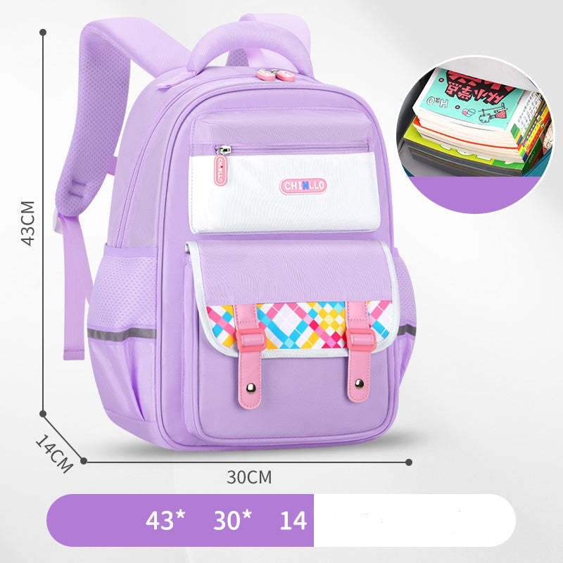 School bag for Students 1-6 Grade Large Capacity Ridge Protection Backpack 6 School bag for Students 1-6 Grade Large Capacity Ridge Protection Backpack - Image 6