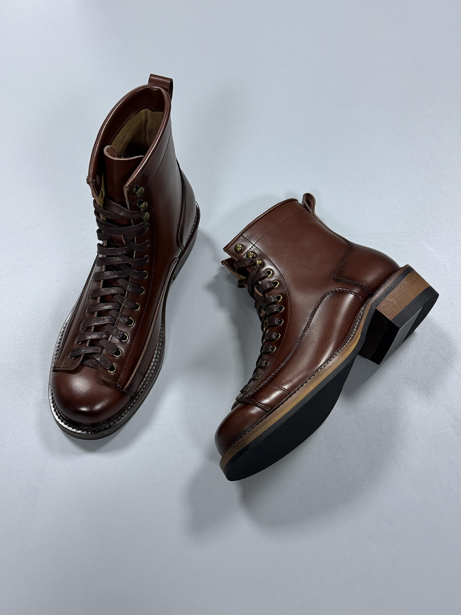 Men's Trendy Chunky-soled Ankle Boots Hiking style 3 Men's Trendy Chunky-soled Ankle Boots Hiking style - Image 3