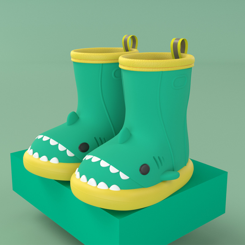 Waterproof Baby Shoes Rubber Rain Boots 6 Waterproof Baby Shoes Rubber Rain Boots - Image 6