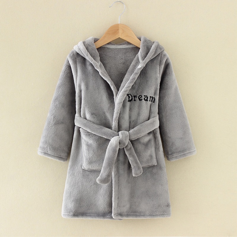 Nightgown Bathrobe Pajamas Flannel 3 Nightgown Bathrobe Pajamas Flannel - Image 3
