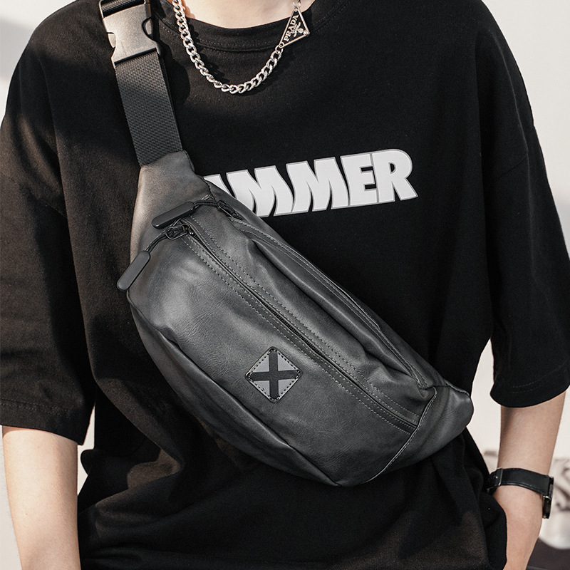 Korean Men's Trendy Fashion Shoulder Bag 8 Korean Men's Trendy Fashion Shoulder Bag - Image 8