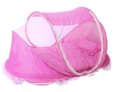 Foldable Baby Bed Net With Pillow 4 Foldable Baby Bed Net With Pillow - Image 4