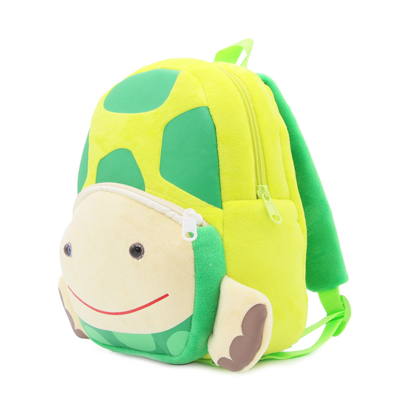 Cute Zoo Children's Schoolbag Backpack Plush Animal Turtle 4 Cute Zoo Children's Schoolbag Backpack Plush Animal Turtle - Image 4