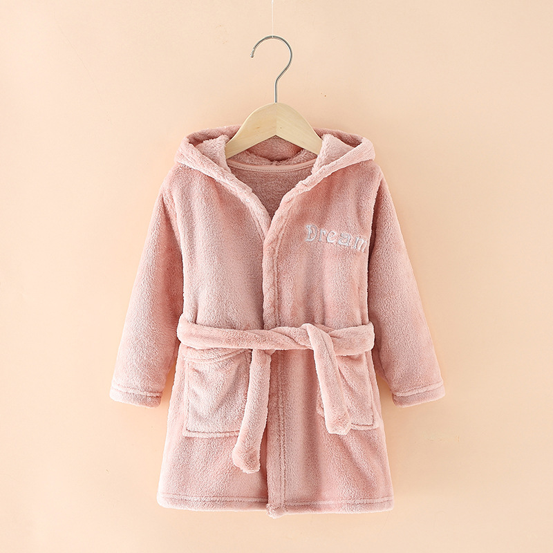 Nightgown Bathrobe Pajamas Flannel 4 Nightgown Bathrobe Pajamas Flannel - Image 4