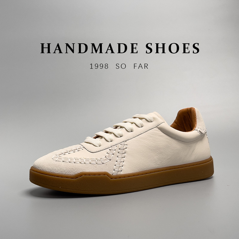 Baseball Low-cut Genuine Leather Sneakers 1 Baseball Low-cut Genuine Leather Sneakers
