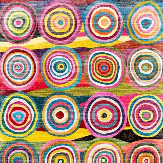 Striped Ethnic Style Floor Carpet Living Room Bedroom Bedside 4 Striped Ethnic Style Floor Carpet Living Room Bedroom Bedside - Image 4