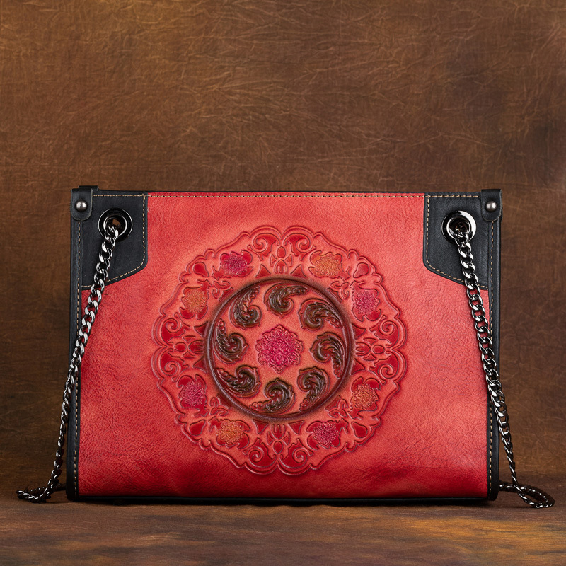 Large-Capacity Shoulder Crossbody Leather Tote Bag 5 Large-Capacity Shoulder Crossbody Leather Tote Bag - Image 5