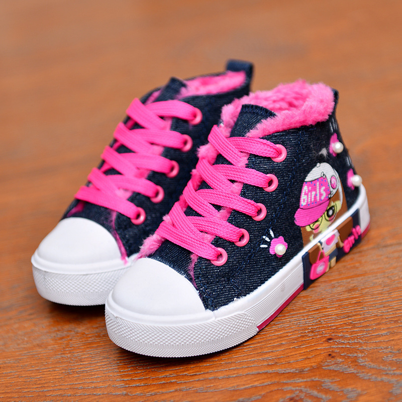 Canvas Girls' Sneakers 4 Canvas Girls' Sneakers - Image 4
