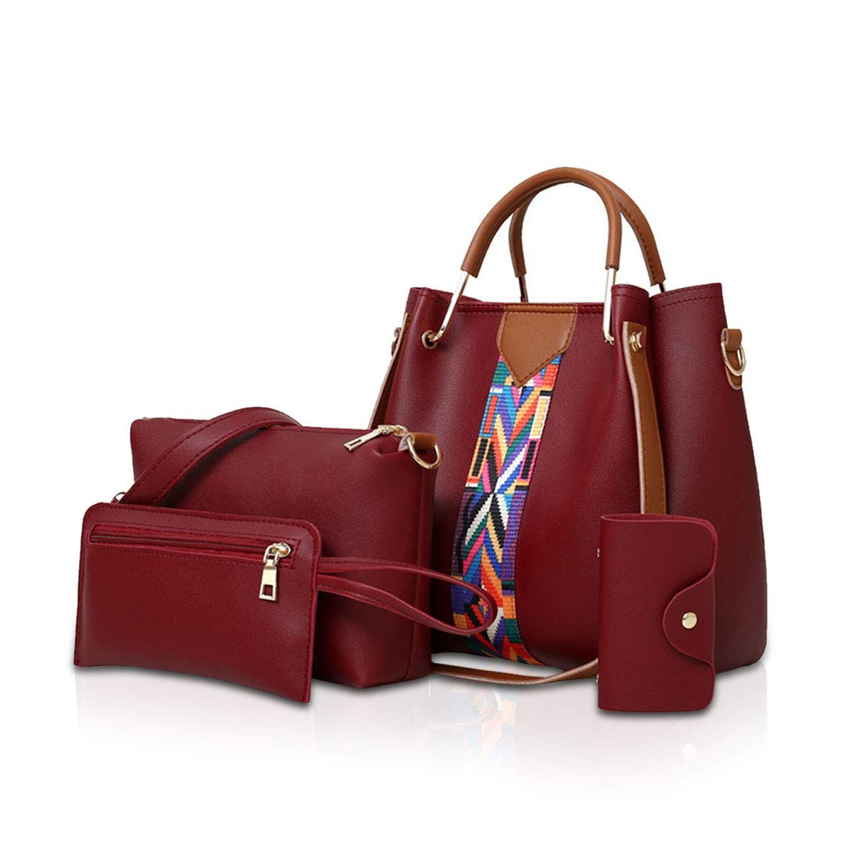 Women Handbags Shoulder Bags 4 Pcs Handbags 1 Women Handbags Shoulder Bags 4 Pcs Handbags