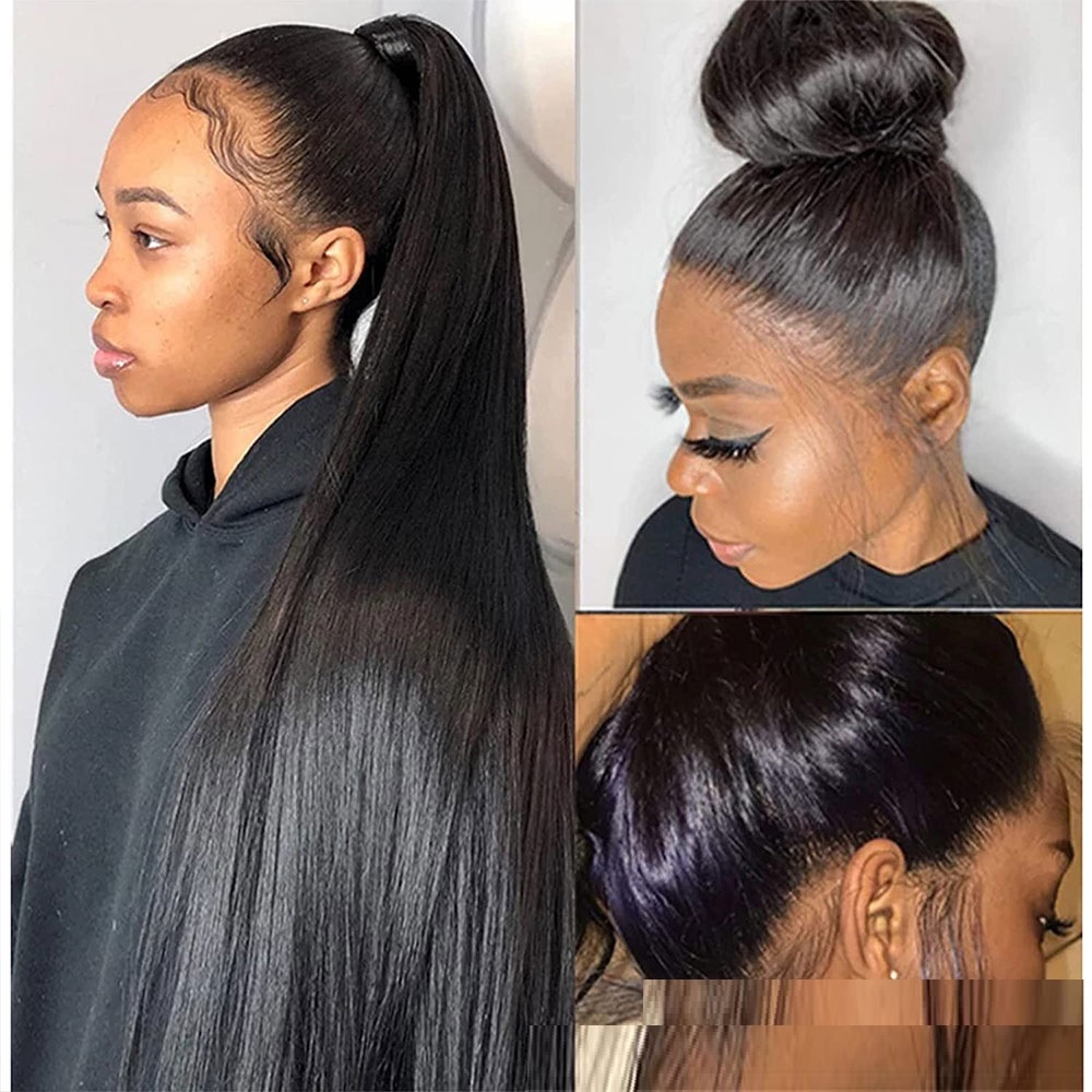 Straight 360 Lace Frontal Wig Human Hair 7 Straight 360 Lace Frontal Wig Human Hair - Image 7