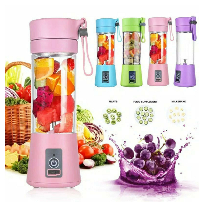 Portable Mini Juicer & Blender With USB Rechargeable 1 Portable Mini Juicer & Blender With USB Rechargeable