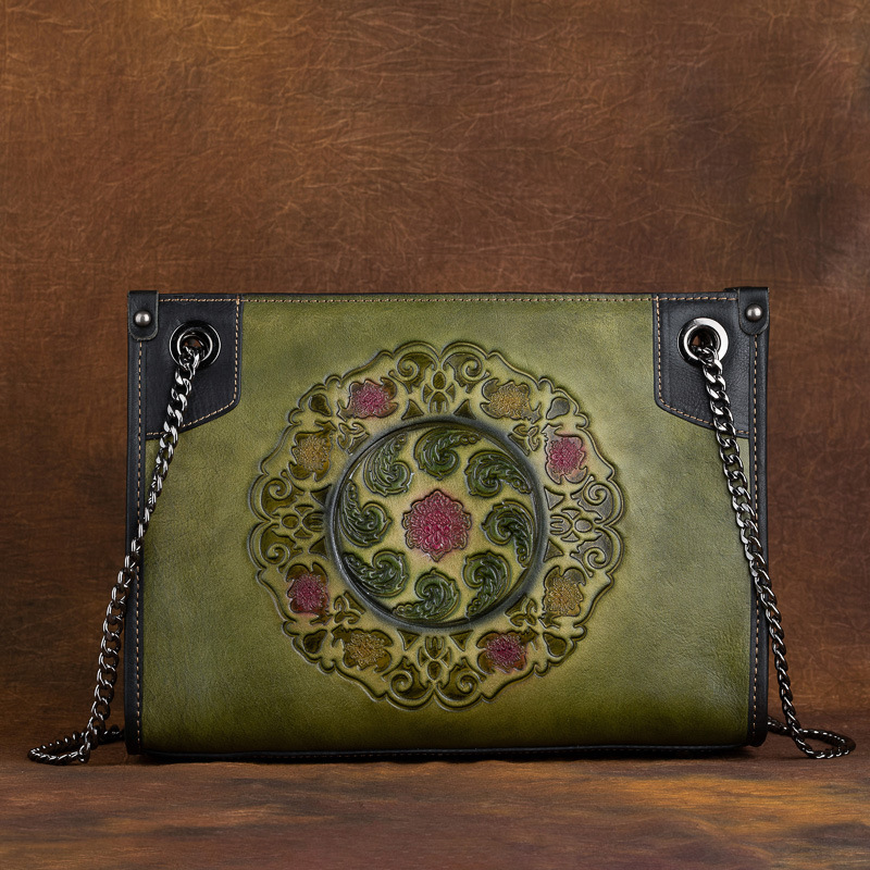 Large-Capacity Shoulder Crossbody Leather Tote Bag 2 Large-Capacity Shoulder Crossbody Leather Tote Bag - Image 2