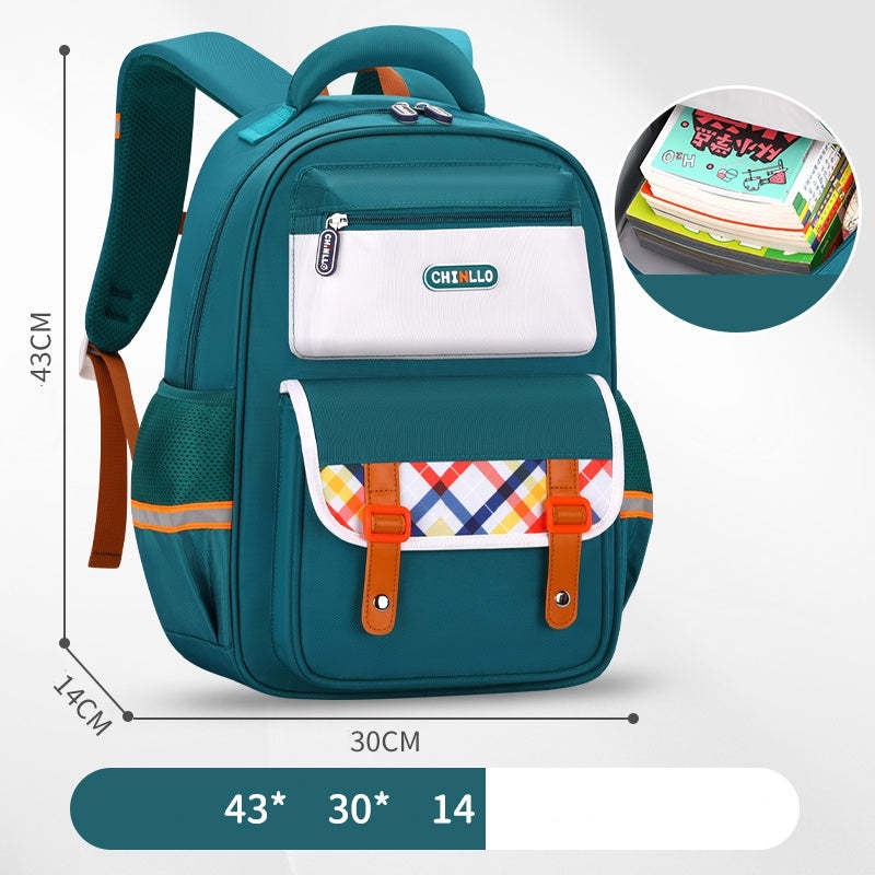 School bag for Students 1-6 Grade Large Capacity Ridge Protection Backpack 7 School bag for Students 1-6 Grade Large Capacity Ridge Protection Backpack - Image 7