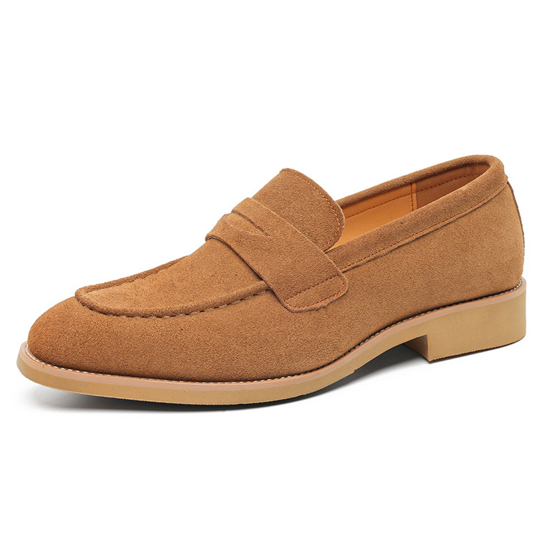 Formal Business-Casual Leather Men's Slip-On Loafers 3 Formal Business-Casual Leather Men's Slip-On Loafers - Image 3