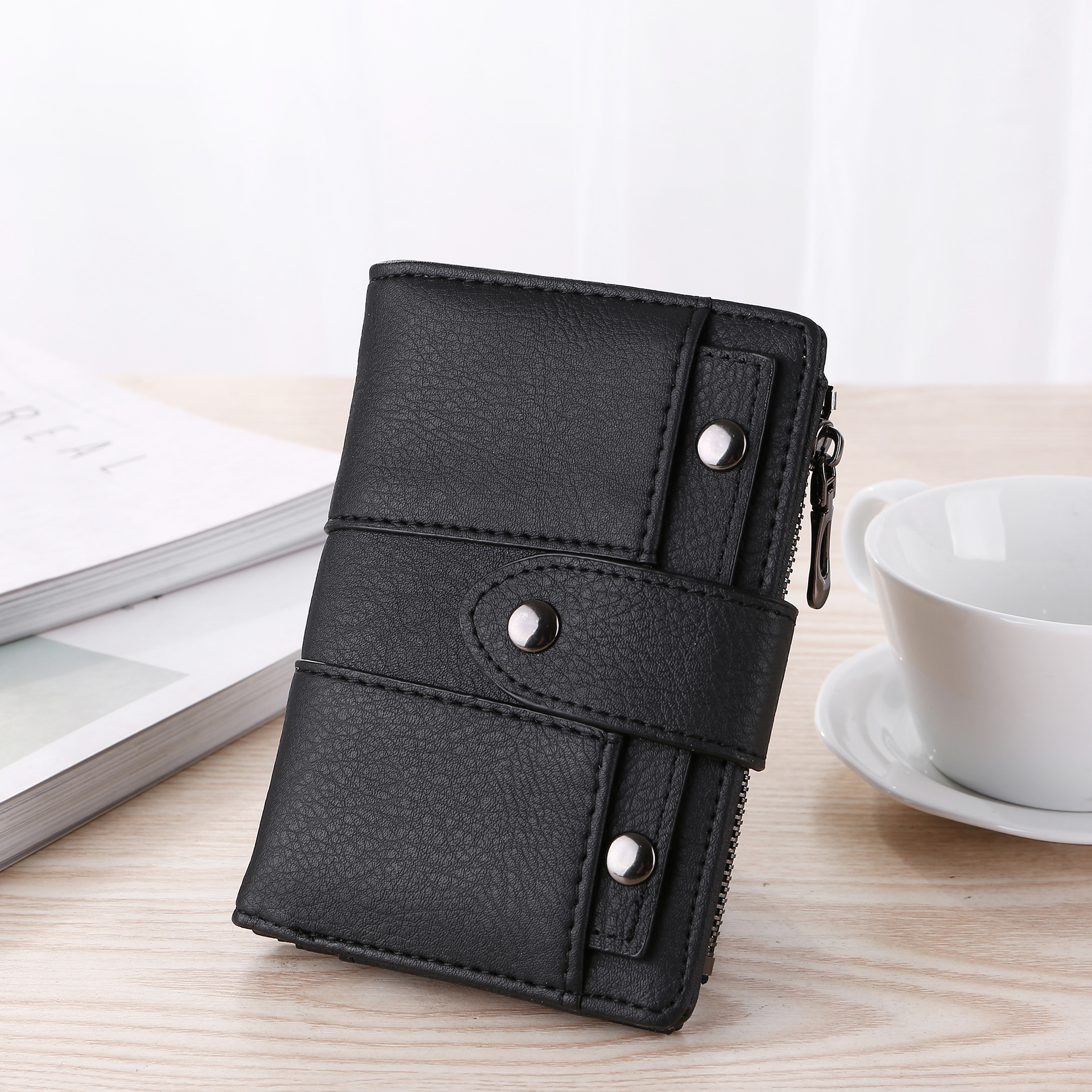 Wallet For Women Leather Wallet Bifold Multi Card Holder Organizer 4 Wallet For Women Leather Wallet Bifold Multi Card Holder Organizer - Image 4