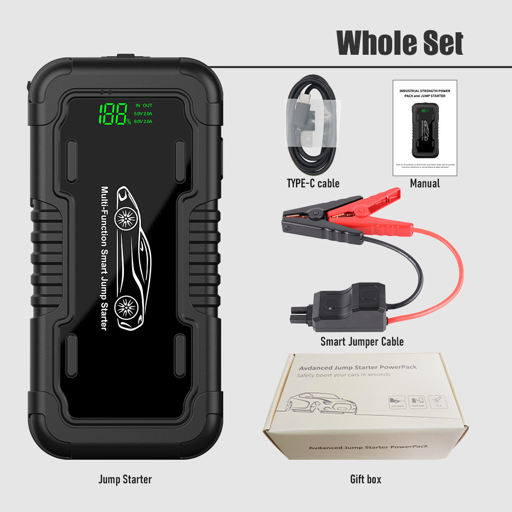 Car 20000mah Emergency Start Power Supply With LED Lighting 4 Car 20000mah Emergency Start Power Supply With LED Lighting - Image 4