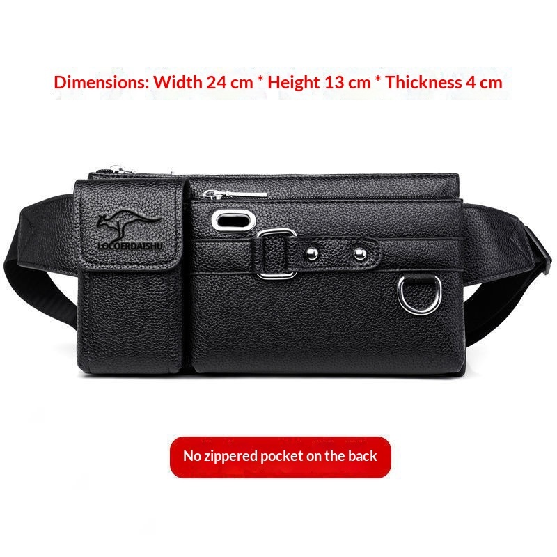 Men's Waist Bag Large-Capacity Multifunction Crossbody Bag 2 Men's Waist Bag Large-Capacity Multifunction Crossbody Bag - Image 2