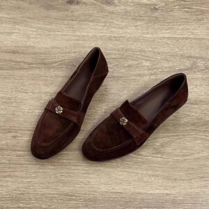 Retro French Camellia Loafers For Women