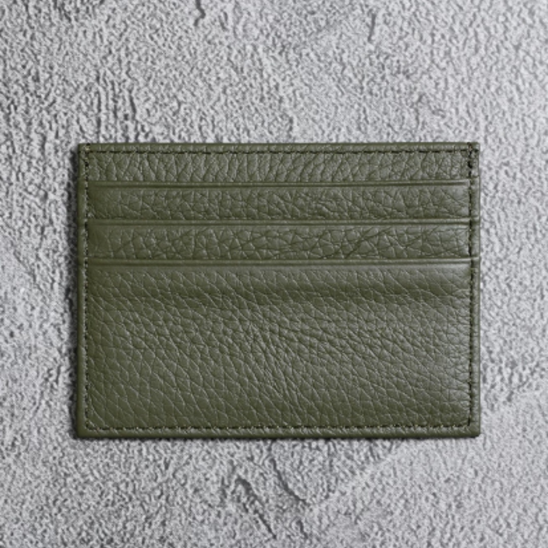 Simple, and Exquisite One-piece Card Holder Made Of Top-grain Cowhide. 5 Simple, and Exquisite One-piece Card Holder Made Of Top-grain Cowhide. - Image 5