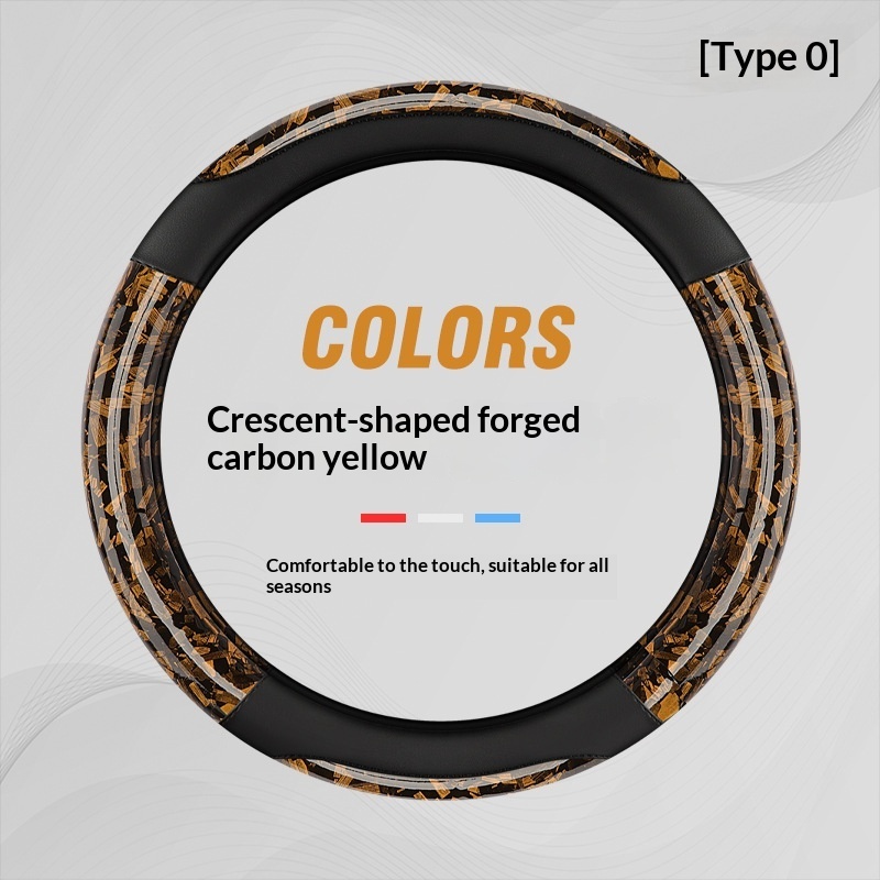 Universal Forged Carbon Fiber Car Steering Wheel Cover 5 Universal Forged Carbon Fiber Car Steering Wheel Cover - Image 5