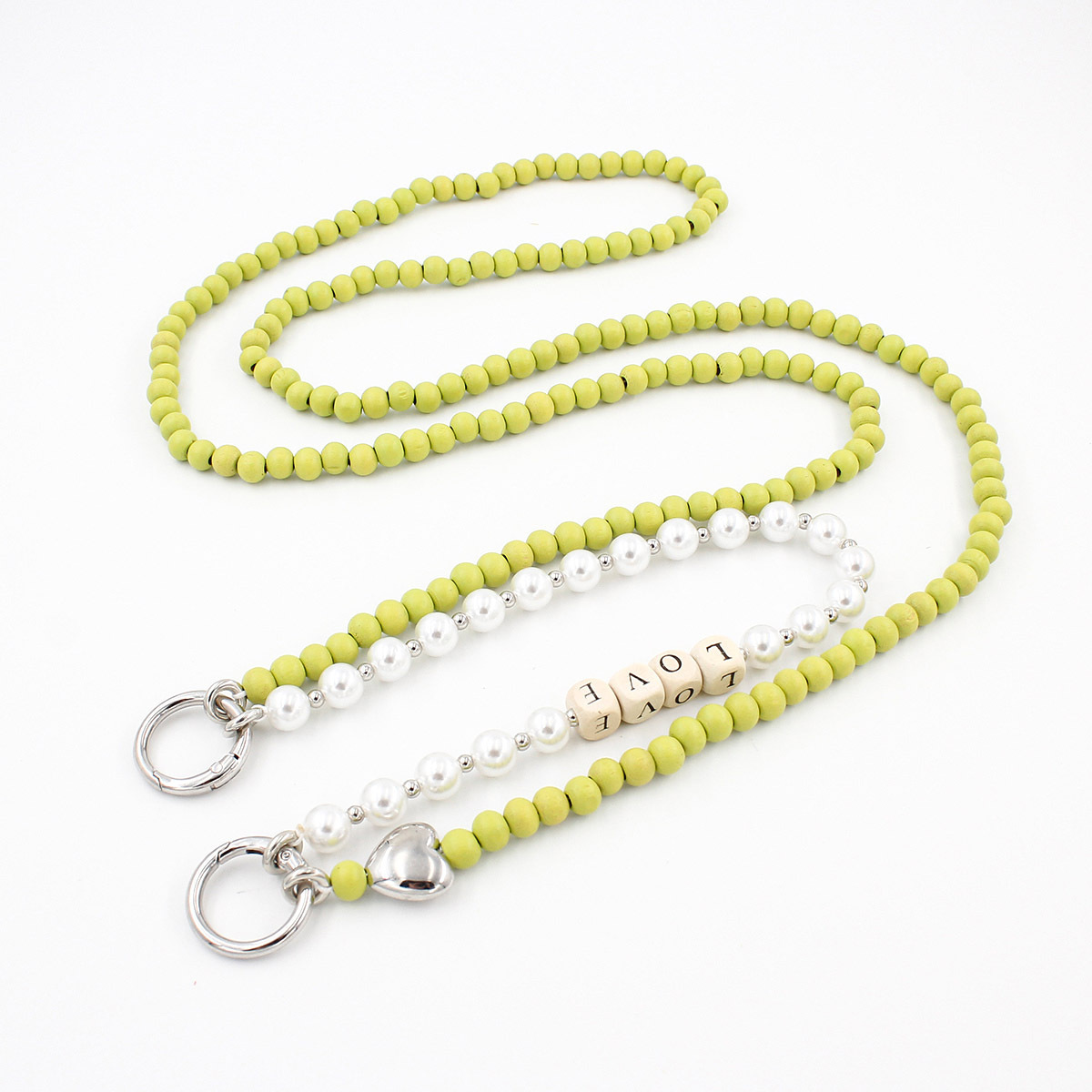 Wooden Bead Bag Chain Letter Double Layer 6 Wooden Bead Bag Chain Letter Double Layer - Image 6