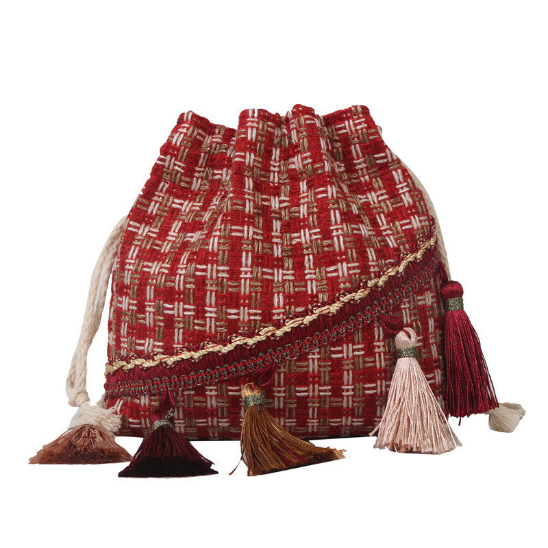 Bucket Bag Bohemian Ethnic Style 9 Bucket Bag Bohemian Ethnic Style - Image 9