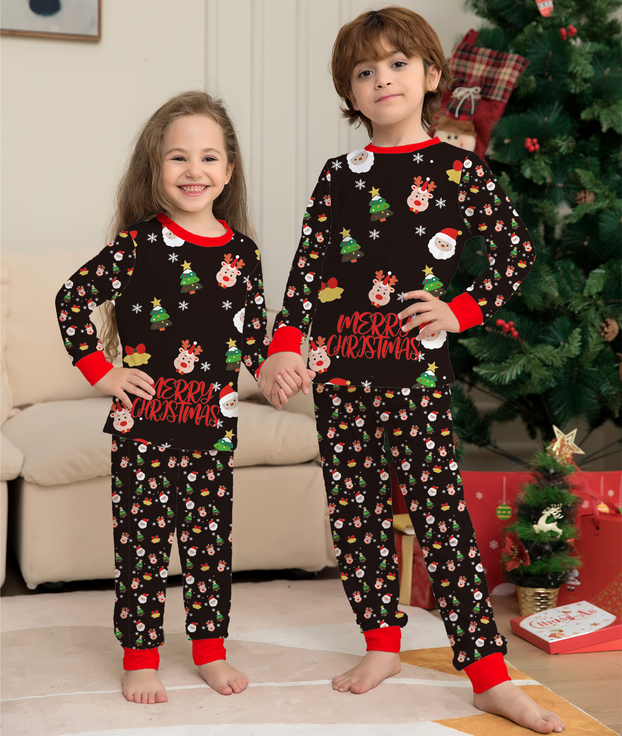 Family Matching Pajamas Set 5 Family Matching Pajamas Set - Image 5