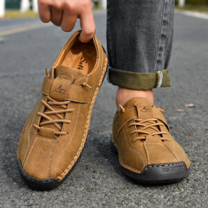 Large-size Men's Short Boots With Detailing