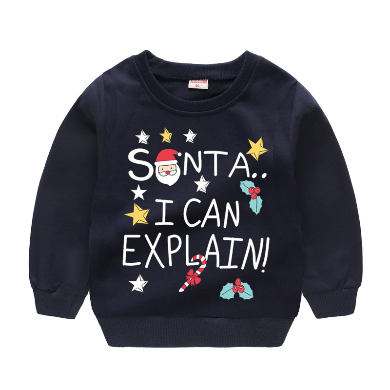 Christmas Casual Children Sweater Holiday Clothing 2 Christmas Casual Children Sweater Holiday Clothing - Image 2