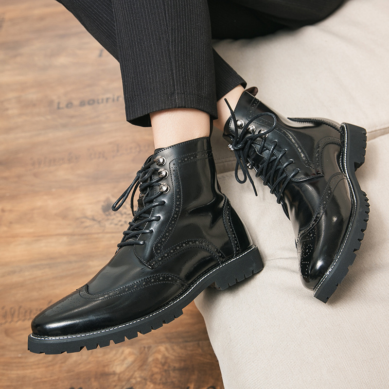 Outdoor Lace Up Fashion Martin Boots 7 Outdoor Lace Up Fashion Martin Boots - Image 7