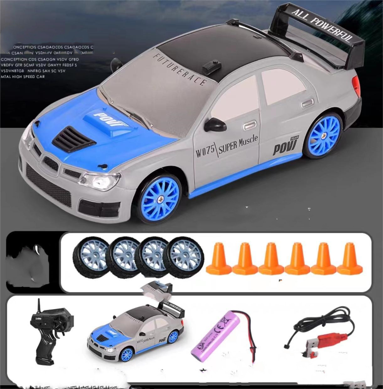 2.4G Drift RC 4WD Racing Car Toy 4 2.4G Drift RC 4WD Racing Car Toy - Image 4