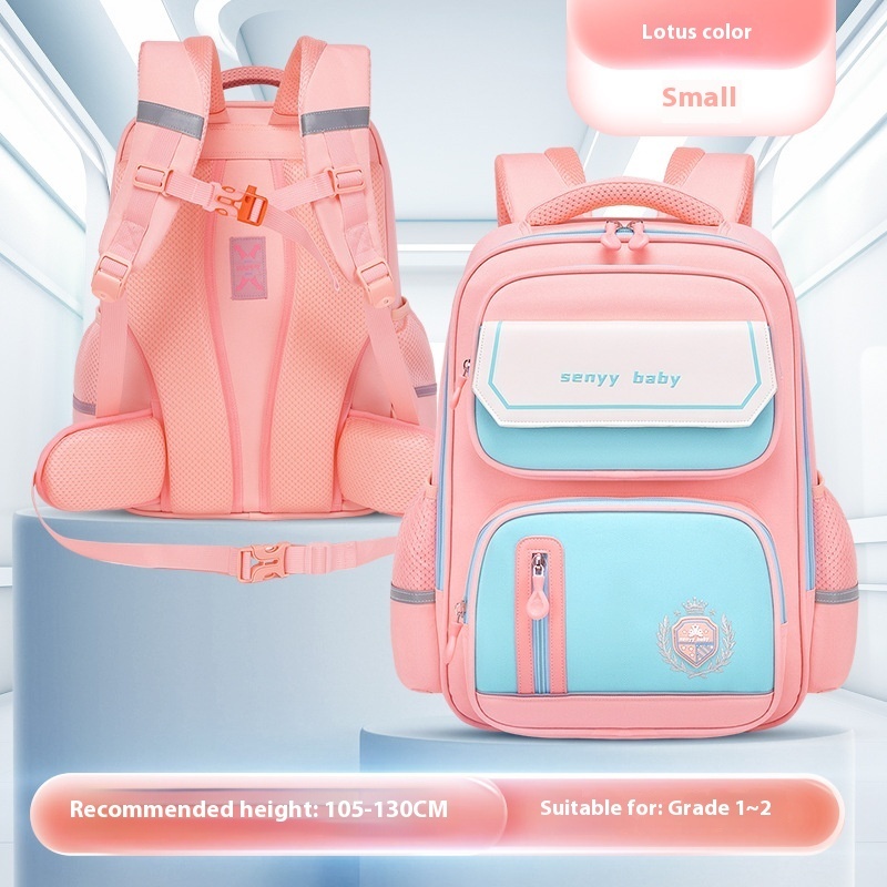 Children's Spine Protector Backpack Water-repellent Large Capacity School Bag 9 Children's Spine Protector Backpack Water-repellent Large Capacity School Bag - Image 9
