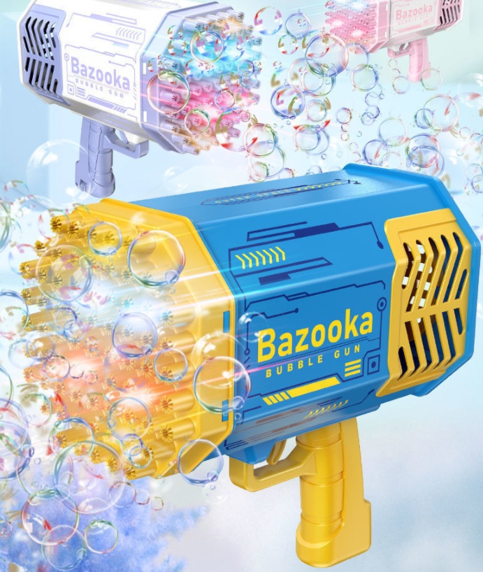 Bubble Gun Rocket Automatic Blower With Light Toys 7 Bubble Gun Rocket Automatic Blower With Light Toys - Image 7